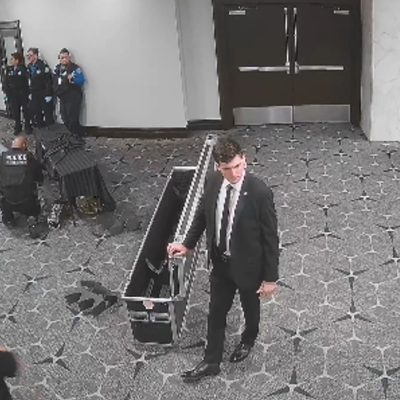 New footage shows alleged would-be Trump assassin storming security checkpoint
