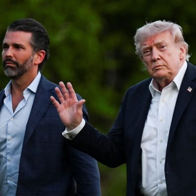 Why is Trump missing his son’s wedding ceremony?